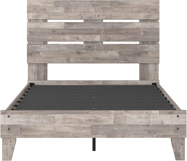 Signature Design by Ashley® Neilsville Whitewash Queen Panel Platform Bed 0