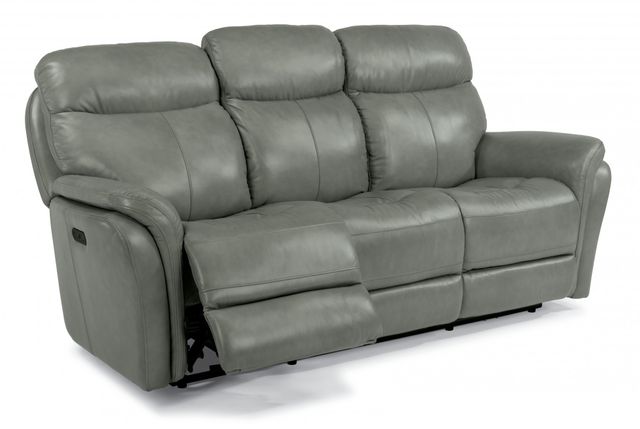 Flexsteel® Zoey Leather Power Reclining Sofa 1