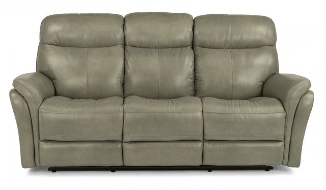 Flexsteel® Zoey Leather Power Reclining Sofa 2