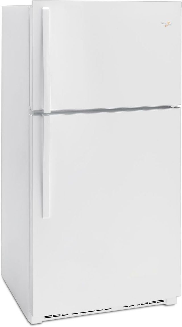 Whirlpool® 21.3 Cu. Ft. White Top Freezer Refrigerator 1