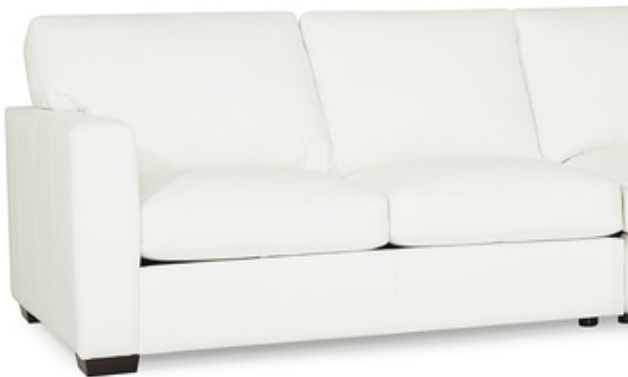 Palliser® Furniture Colebrook White Chaise Sofa 1