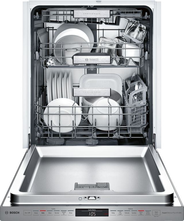 Bosch Benchmark® Series 24" Stainless Steel Built In Dishwasher 1