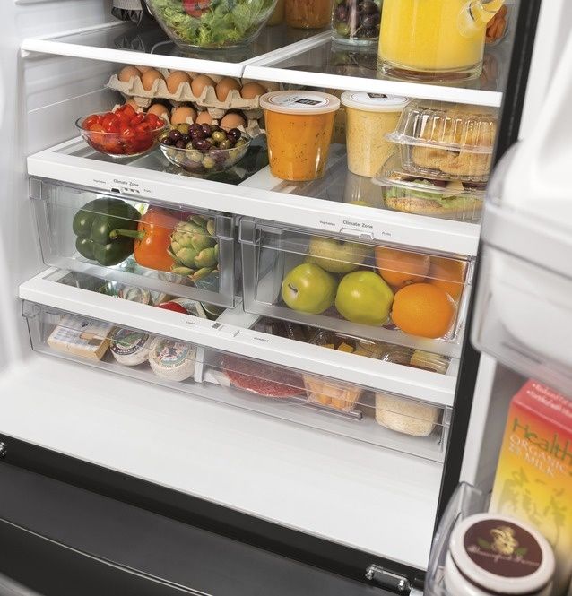 GE® Series 24.8 Cu. Ft. French Door Refrigerator-Stainless Steel *Scratch and Dent Price $1188.00 Call for Availability* 41