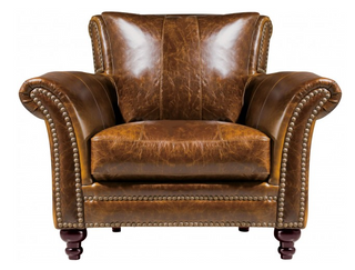 Leather Italia Georgetowne Butler All Leather Chair