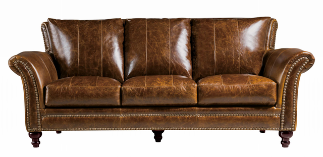 Leather Italia Georgetowne Butler All Leather Sofa-0