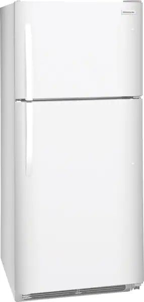 Frigidaire® 20.5 Cu. Ft. White Top Freezer Refrigerator 2