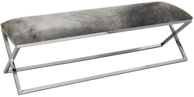 Moe's Home Collections Rossi Gray Bench 1