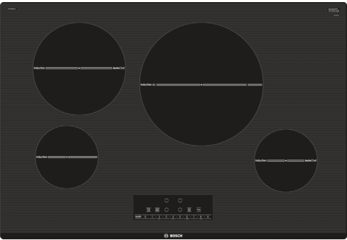 Bosch® 800 Series 30" Induction Cooktop-Black Frameless-0