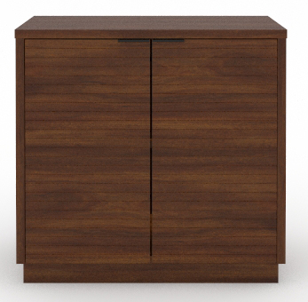 Sauder Englewood Engineered Wood Desk Hutch in Spiced Mahogany