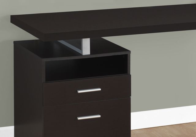 Monarch Hollow-Core Office Desk, Cappuccino, 60