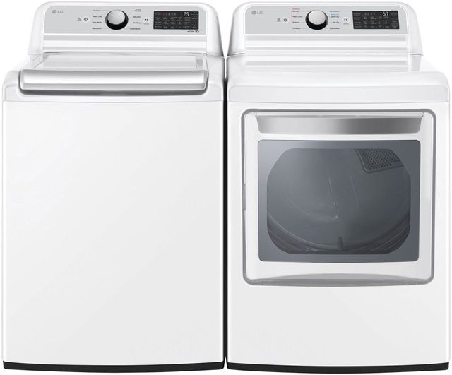 LG White Laundry Pair 0