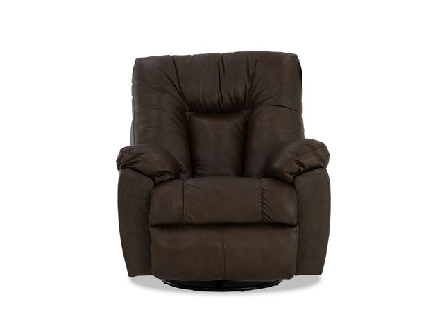 Connery Brown Leather Swivel-1