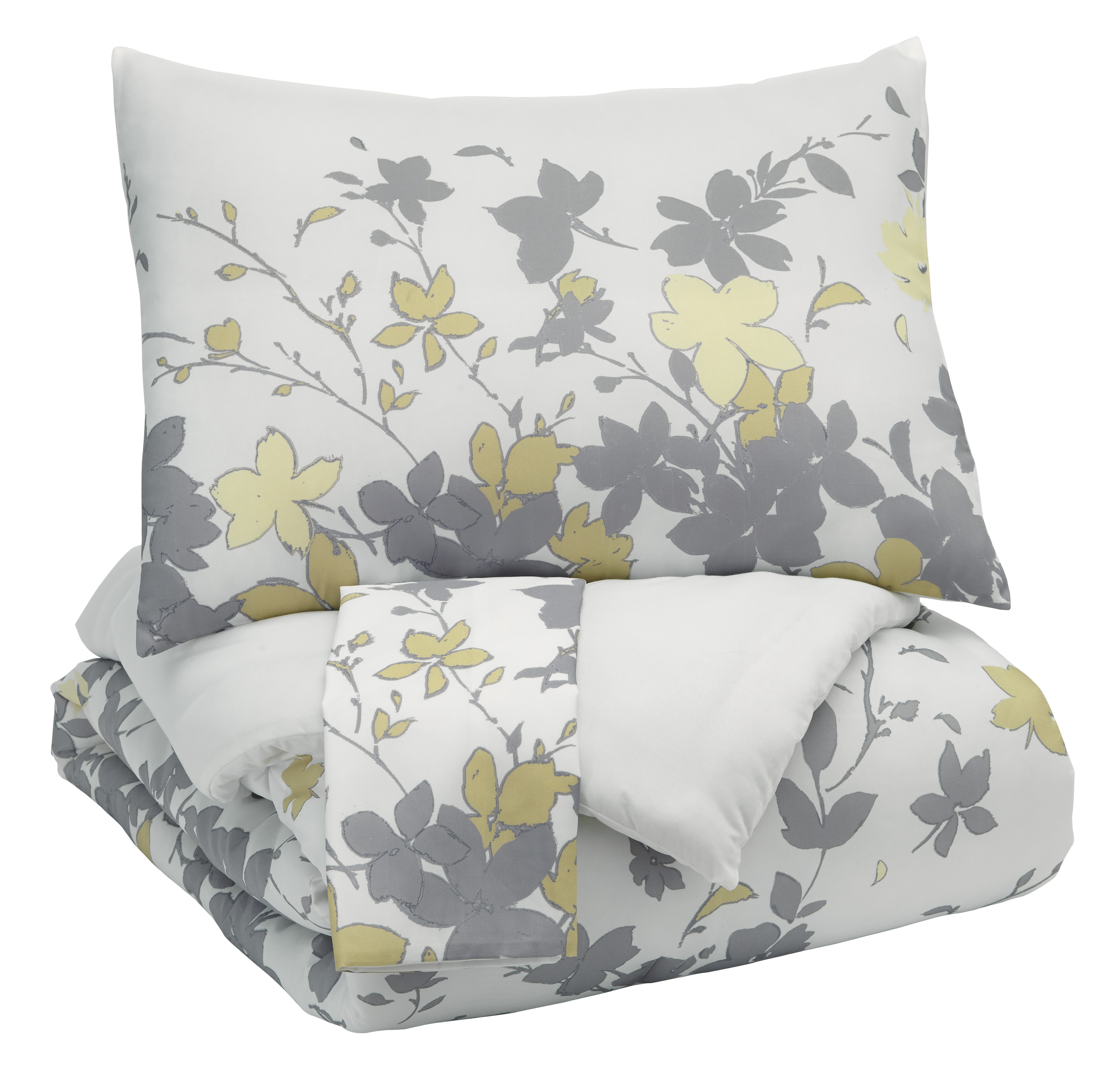 Signature Design by Ashley® Maureen Gray/Yellow King Comforter Set
