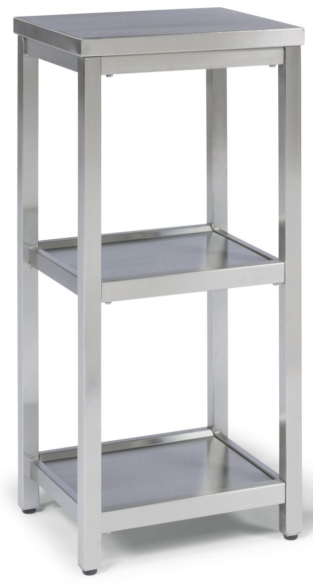 homestyles® Bold Stainless Steel Three Tier Shelf-0
