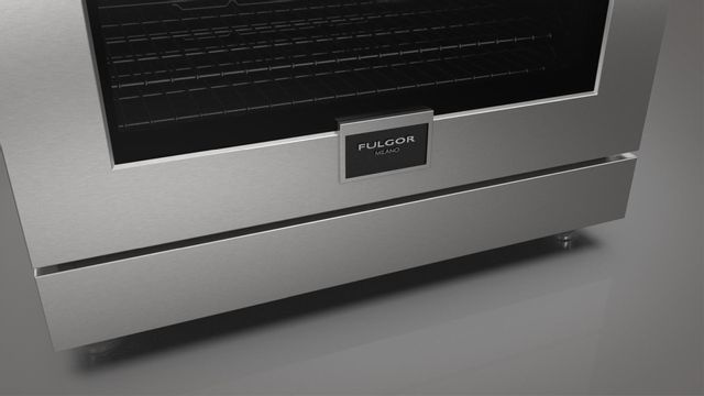 Fulgor® Milano Accento Stainless Steel 36" Pro Style Dual Fuel Range 8