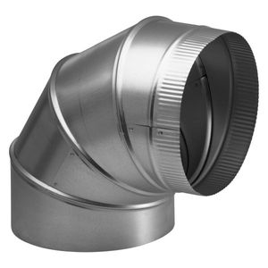 Best® 6" Brushed Gray Round Elbow Duct