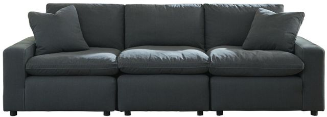Signature Design by Ashley® Savesto 4-Piece Charcoal Sectional 1