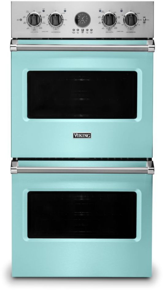 Viking® 5 Series 27" Bywater Blue Professional Built In Double Electric Premiere Wall Oven