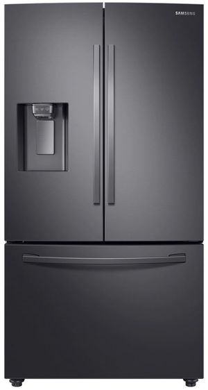 Samsung 28.0 Cu. Ft. Fingerprint Resistant Black Stainless Steel French Door Full Depth Refrigerator
