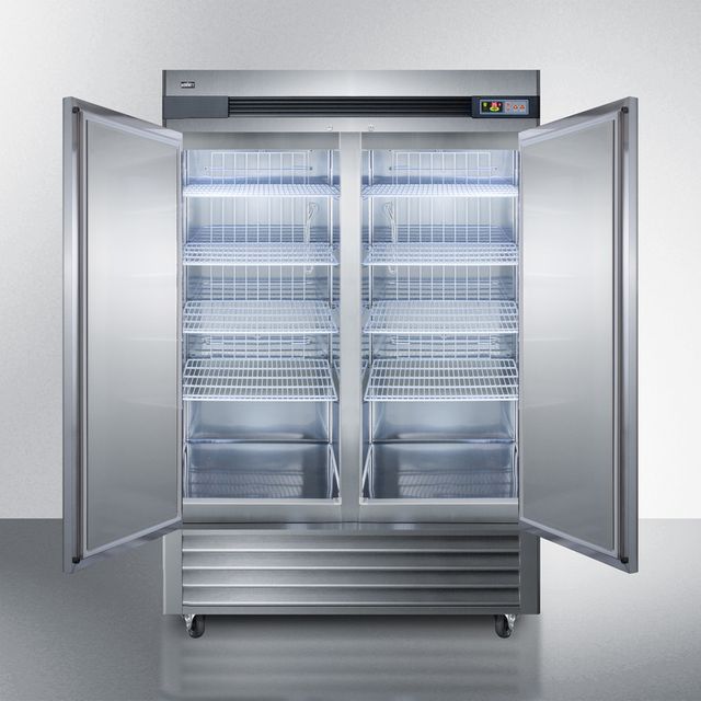 Summit® Commercial 49.0 Cu. Ft. Stainless Steel Reach In Refrigerator 1