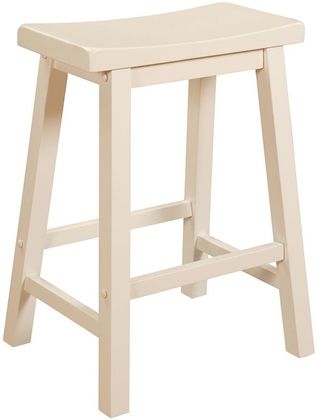 Powell® Color Story White Counter Height Stool