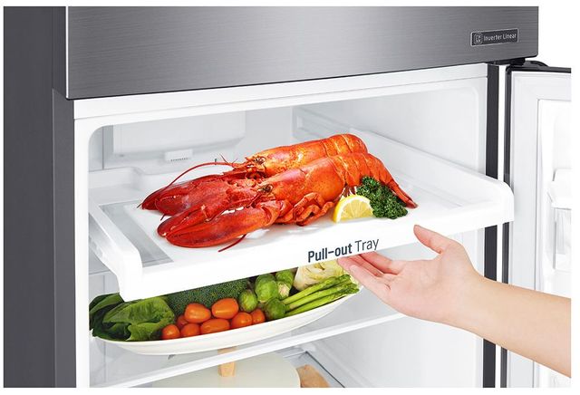 LG 11.1 Cu. Ft. Stainless Steel Top Freezer Refrigerator 4