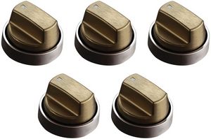 Wolf® 36" Professional Cooktop Brushed Brass Knob Kit