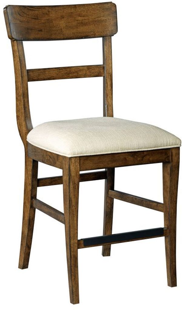 Kincaid Furniture The Nook Hewned Maple Counter Height Side Chair