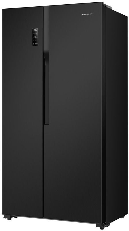 Crosley® 18.4 Cu. Ft. Black Side-by-Side Refrigerator 