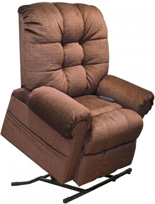 Catnapper® Omni Merlot Power Lift Full Lay-Out Chaise Recliner 1