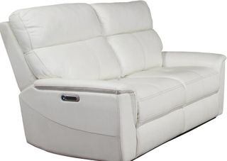 Parker House® Reed Pure White Power Loveseat