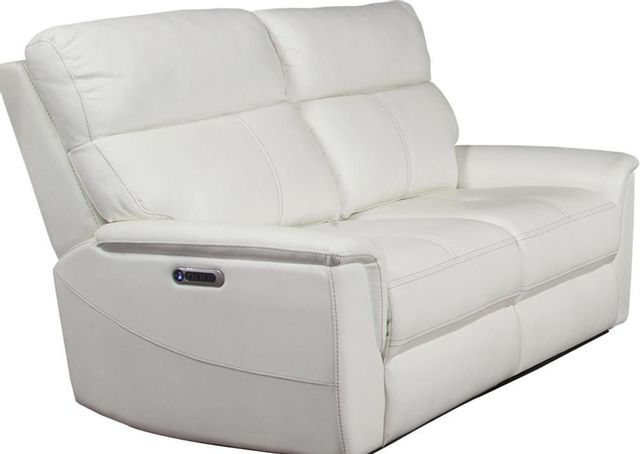Parker House® Reed Pure White Power Loveseat 0