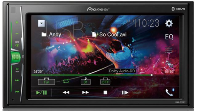Pioneer DMH-220EX Digital Multimedia Receiver with 6.2" WVGA Display