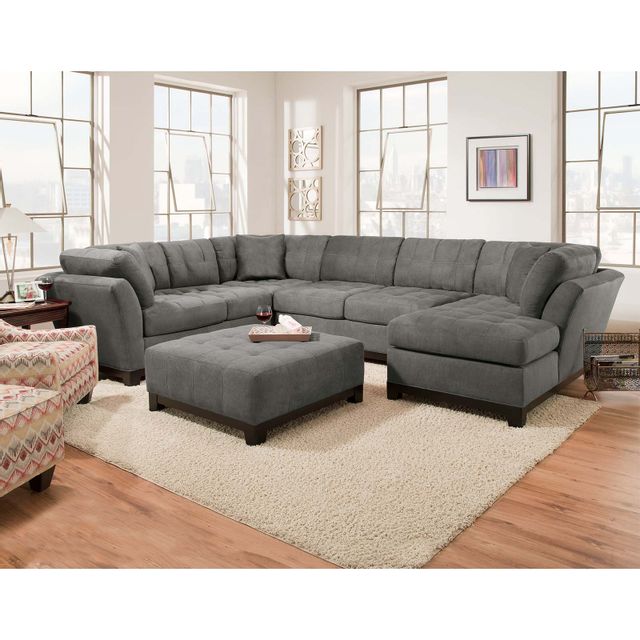 Corinthian Furniture Loxley Right Side Facing Chaise Sectional-0