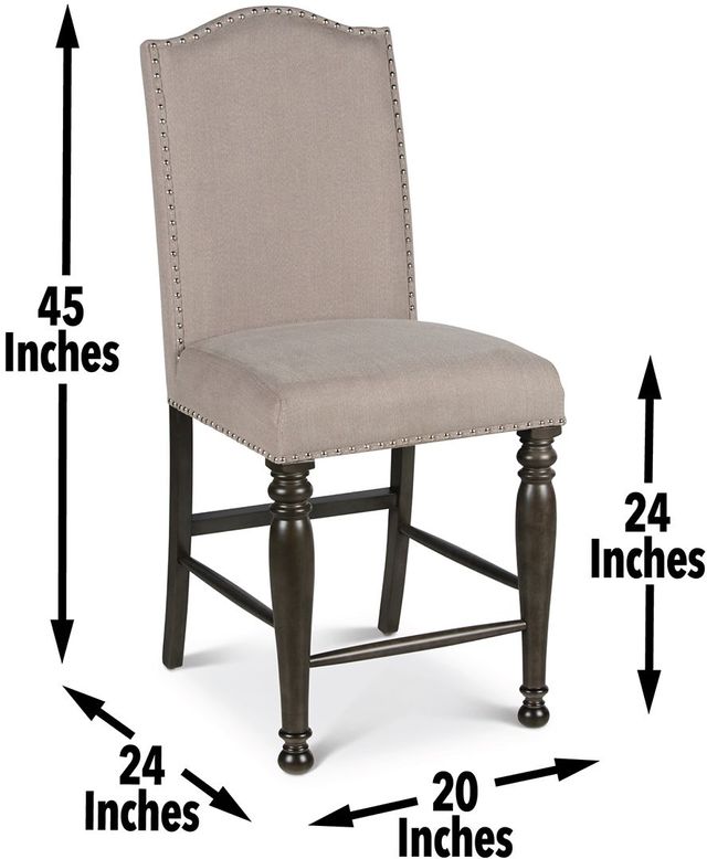 Steve Silver Co.® Caswell Harbor Beige Counter Chair-3