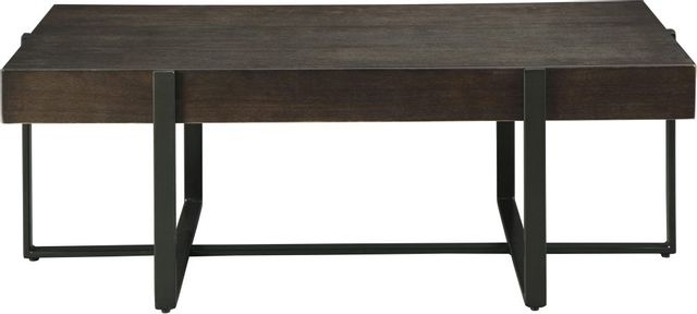 Signature Design by Ashley® Drewing Dark Brown Rectangular Cocktail Table-0