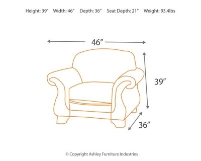 Signature Design by Ashley® Montgomery Mocha Chair 3