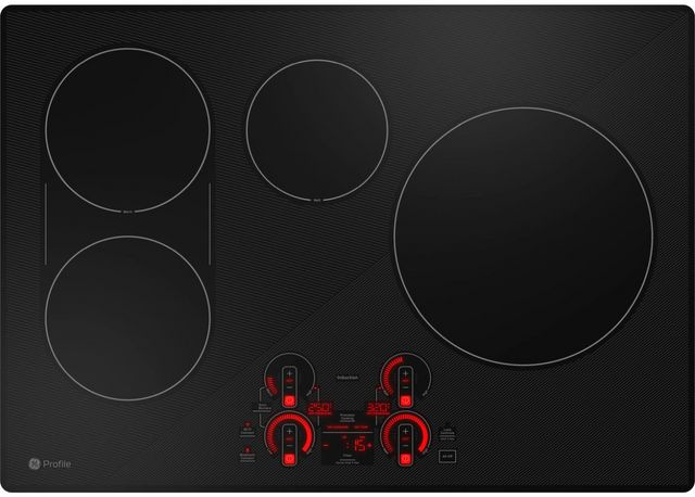 GE Profile™ 30" Black/Stainless Built-In Induction Cooktop 6