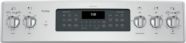 GE® Profile™ Series 30" Stainless Steel Free Standing Electric Double Oven Convection Range 4