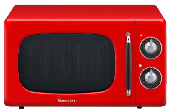 Magic Chef® 0.7 Cu. Ft. Red Countertop Retro Microwave, Steve's Appliances
