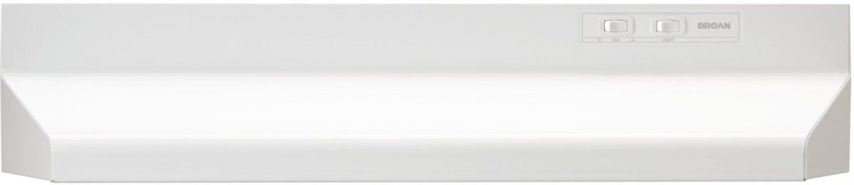 Broan® Buez0 36" White Ducted Under Cabinet Range Hood