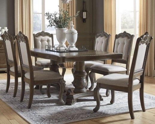 Signature Design by Ashley® Charmond 8-Piece Brown Dining Set 5