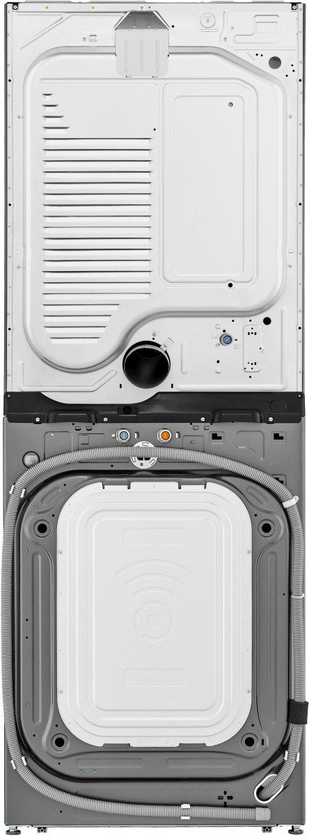 LG Studio WashTower™ 5.0 Cu. Ft. Washer, 7.4 Cu. Ft. Dryer Noble Steel Stack Laundry 6