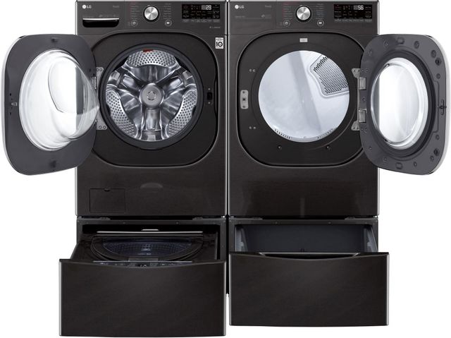 LG Black Steel Front Load Laundry Pair 23