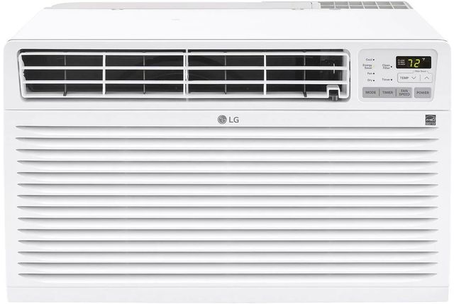 LG 10,000 BTU's White Thru-The-Wall Air Conditioner with Heat