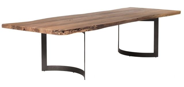 Moe's Home Collection Bent Smoked Extra Small Dinning Table 1