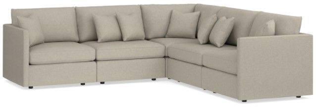 Bassett® Furniture Beckham Straw L-Shaped Sectional