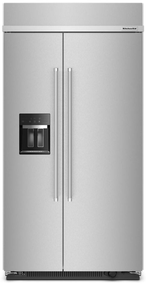 KitchenAid® 42 in. 25.1 Cu. Ft. Stainless Steel Built In Counter Depth Side-by-Side Refrigerator