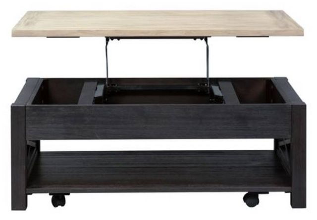 Liberty Heatherbrook Two-Tone Lift Top Cocktail Table 4