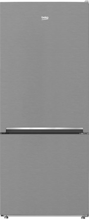 Beko 13.77 Cu. Ft. Fingerprint Free Stainless Steel Counter Depth Bottom Freezer Refrigerator 
